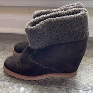 Mango suede shoes/ankle boots size US 7.5, EUR 38